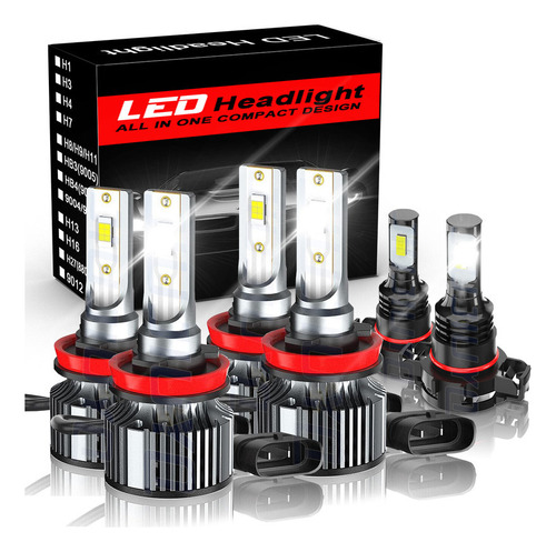 Kit De Faros Led 40000lm For 1997 Chrysler Town & Country Chrysler Town & Country