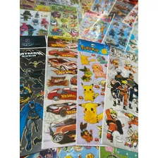 Adesivos Infantis Kit Com 50 Cartelas Sticker - Personagens