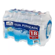 Pack Agua Purificada Member´s Mark Con 18 Piezas De 1 Lt