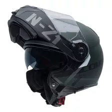 Capacete Nzi Combi 2 Flydeck Verde Fosco