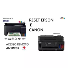 Serviço De Reset De Impressora Eps Canon Acesso Remoto