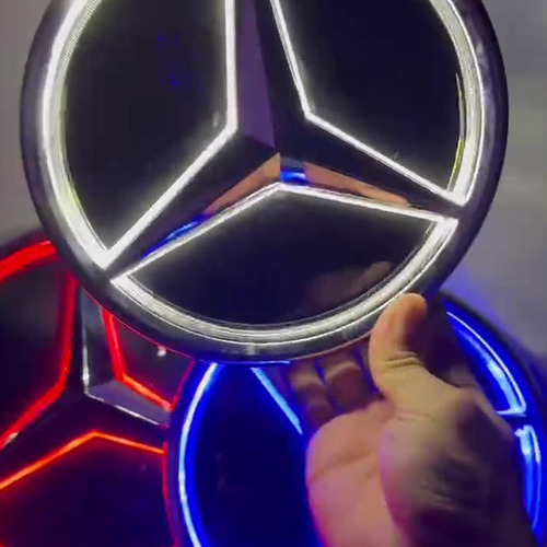 Emblema Iluminad Parrilla Para Mercedes Glc /gle/gls 2015-19 Foto 10
