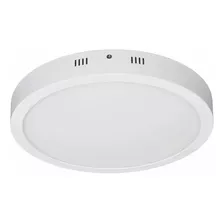 Lampara De Sobreponer 36w Panel Led Luz Blanca Fria 29 Cm Color Blanco