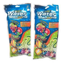 Globos De Agua Con Inflador Fiesta Alberca Verano 2paqs 74pz