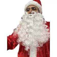  Barba Papai Noel Luxo Longa E Encaracolada Natal