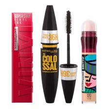 Kit Maybelline Vinyl Wicked+ The Colossal+ Concealer 120
