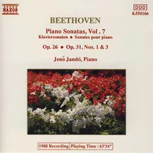 Cd Beethoven, Jenö Jandó Piano Sonatas, Vol. 7(importado)