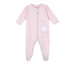 Enterito Pijama Con Pie Manga Larga Algodón Orgánico Bebes