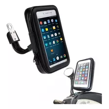 Protector Celular Táctil Soporte Retrovisor De Moto Estuche