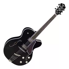 Guitarra Hofner Archtop Hct-j17 E2bk Raríssima Impecável!