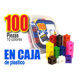 Cubos Multiencaje Unifix 100 Unid En Caja De Plastico