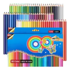 Kit De Lápices De Colores Profesionales Y Artísticos 80 Pzs