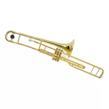 Trombone De Pisto Tb 200p Laqueado Dourado Com Case New York