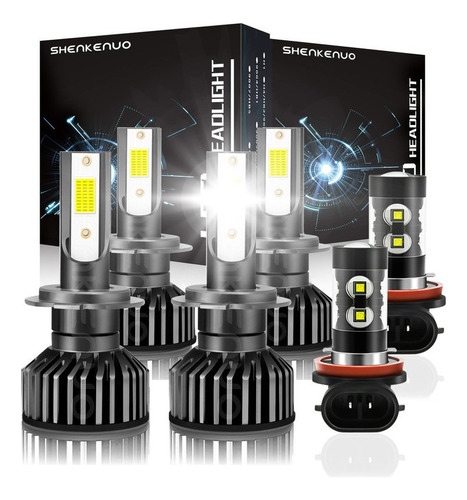 Kit De Faros Led H7 H8 Para 2011-2017 Renault Fluence Renault 9