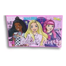 Estojo Pintura Infantil 86 Peças Canetinhas Giz Lápis Barbie