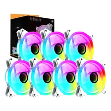  Cooler Aigo Af12 D/face + Infinity 7 Fans Argb + Pwm Branco