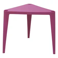 Mesa Infantil Tramontina Sofia Em Polipropileno Rosa