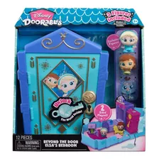 Disney Doorables Quarto Da Elsa Playset Figuras Exclusivas