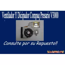 Ventilador Y Dicipador Compaq Presario V3000