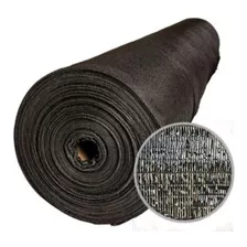 Media Sombra 80% Negra Rollo 2 X 50 Reforzada Cubre Cerco