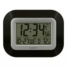 La Crosse Technology Atomic Reloj Digital, Negro, No Hay