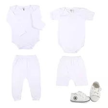 Conjunto Bebe Batizado Body Mijao Short All Stars P E M