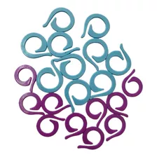 Marcadores De Punto Skc X 20 Anillo Espiral Grande Crochet 