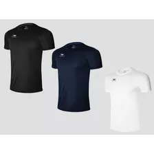 Kit 3 Camisetas Penalty Dry Academia Futebol Corrida Treino 