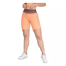 Berm Legging Estampado Cós Alto Fitnes Academia Musculação