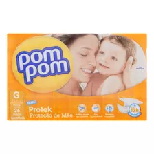 Fraldas Pom Pom Protek Proteção De Mãe G