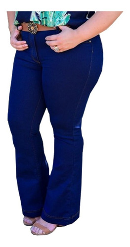  Calça Jeans Plus Size Roupas Femininas Cintura Alta 44 A 58