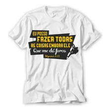 Camiseta Frases Jesus É Caminho Verdade E A Vida