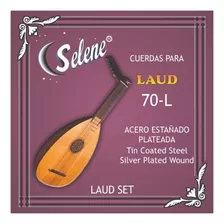 Jgo De Cuerdas Selene 70-l Para Laud Acero Entorchado Plata