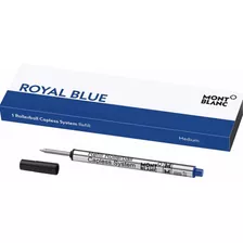 Repuesto Montblanc Rollerball Capless Royal Blue Azul (m)