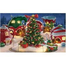 Fondo Para Fotografías Funnytree, Navidad Animada, 152x91cm