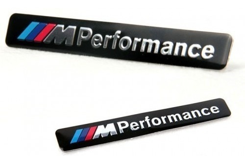 Set 3 Emblemas Bmw M Performance Interior Exterior Foto 3