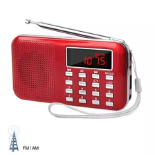 Radio Mini Digital Am Fm Mp3 Usb Soporta Tarjeta Tf