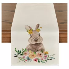 Mantel De Pascua Con Diseño De Conejo