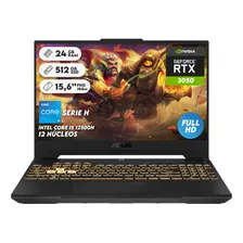 Portatil Gamer Asus Tuf F15 Intel5 12500h 24gb Ram512gb Ssd 