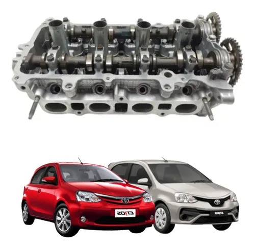 Cabeçote Toyota Etios 1.3 1.5 16v 2013 17 16v Revisado
