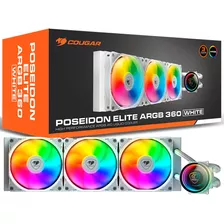 Enfriador De Agua Cougar Gaming Poseidon Elite Argb Branco 360 Mm