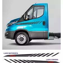 Kit Faixas Adesivos Caminhão Iveco Daily 30-130 2021