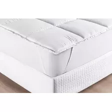 Pillow Top Solteiro Antialérgico Percal 400 Fios Premium 