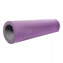 Tapete Yoga Mat Master Pilates Exercícios Esteira T137 Acte Cor Roxo