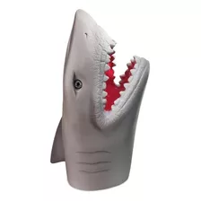 Fantoche De Mão Infantil Tubarão Brinquedo Boneco Multikids