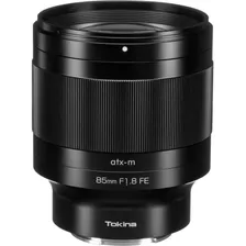 Tokina Atx-m 85mm F/1.8 Fe Lente Para Sony E