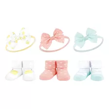 Diademas Y Calcetines Para Bebé Hudson Baby Kit47 6 Piezas