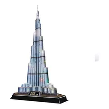 Quebra Cabeça Cubicfun Dubai Led 3d 136 Peças Nf