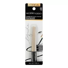 Delineador Loreal Telescopic Control Tip Cor Intense Black Cor 810 Black