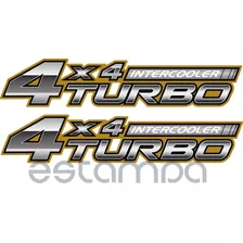 Calcos Hilux Toyota - 4x4 Turbo Intercooler - X 2 Unid